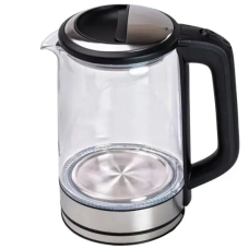 Скляний електрочайник Domotec MS-7943 , 1.7 л, 1500 Вт, сірий