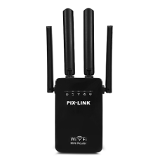 Wi-Fi Репітер/роутер PIX-LINK Repeator LV WR09 (Чорний)