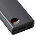 Повербанк для ноутбука Baseus Adaman Metal Digital Display 65W 20000mAh Black