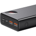 Повербанк для ноутбука Baseus Adaman Metal Digital Display 65W 20000mAh Black