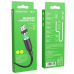 Кабель, Магнітный кабель, Borofone BX41 Amiable Magnetic Micro 2.4A 1m Black, microUSB