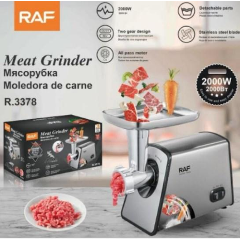 Професійна м“ясорубка 10 в1, Meat Grinder R.2703, потужність 700Вт з додатковими насадками Професійна м“ясорубка 10 в1, Meat Grinder R.2703, потужність 700Вт з додатковими насадками