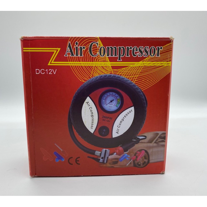 Портативний універсальний автомобільний компресор Air Compressor P51 260/263 PSI-DC 12 V