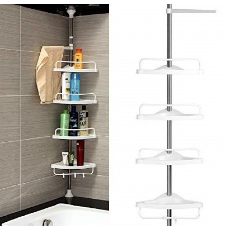 Кутова полиця для ванної Multi Corner Shelf (260 cм) / (TW-206) ART-201