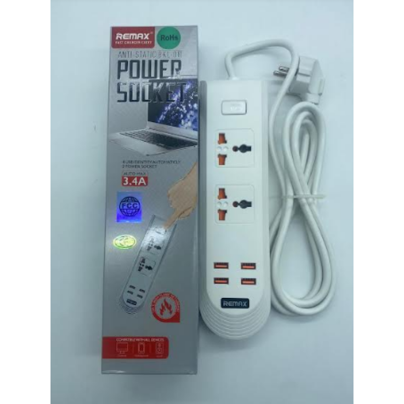 Мережевий подовжувач Anti-Static BKL-08 Power Socket (2 роз“єми/4-USB/3.4A)