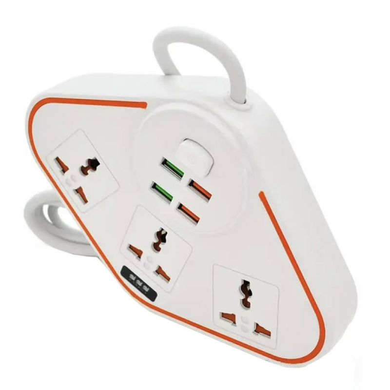 Мережевий подовжувач Anti-Static BKL-07 Power Socket (3-роз“єму/4-USB/3.4A)