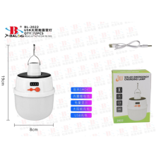 Лампа для кемпінгу X-BAIL BL2022 SOLAR/Emergency Charging Camping Bulb