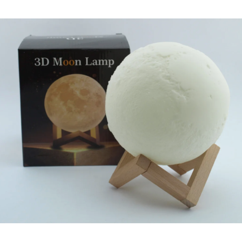 Нічник Moon Light Control 3D світильник місяць 3 режими (16 см USB) / ART-0519 (36 шт.)