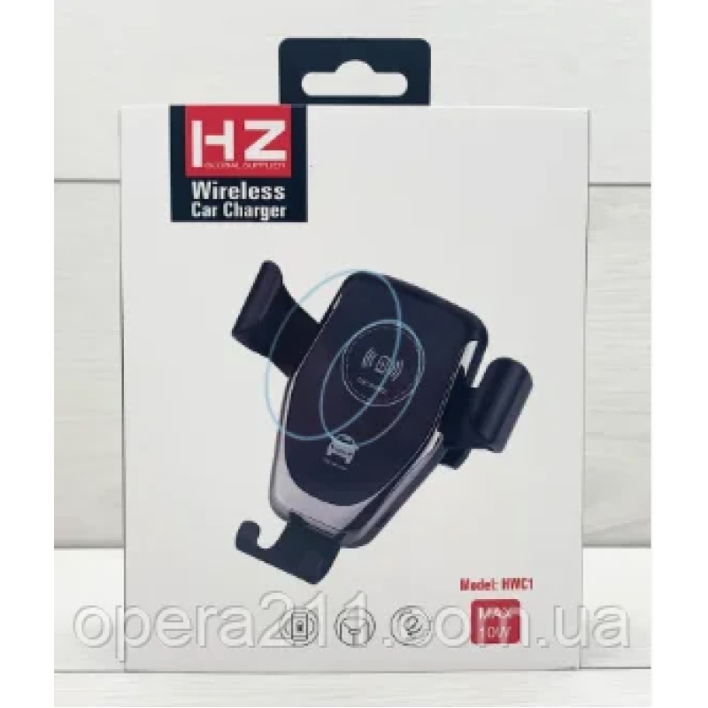 Тримач для телефона HOLDER HW-C1 CAR HOLDER + WIRELESS CHARGER HZ (100 шт.)