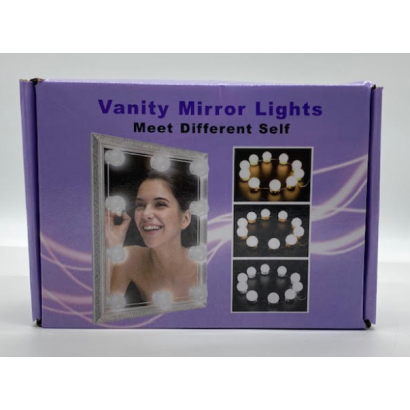 Лампочки LED/Дзеркальні ліхтарі Hollywood Vanity Mirror Lights (10 шт.)/ART-0210 (48шт)