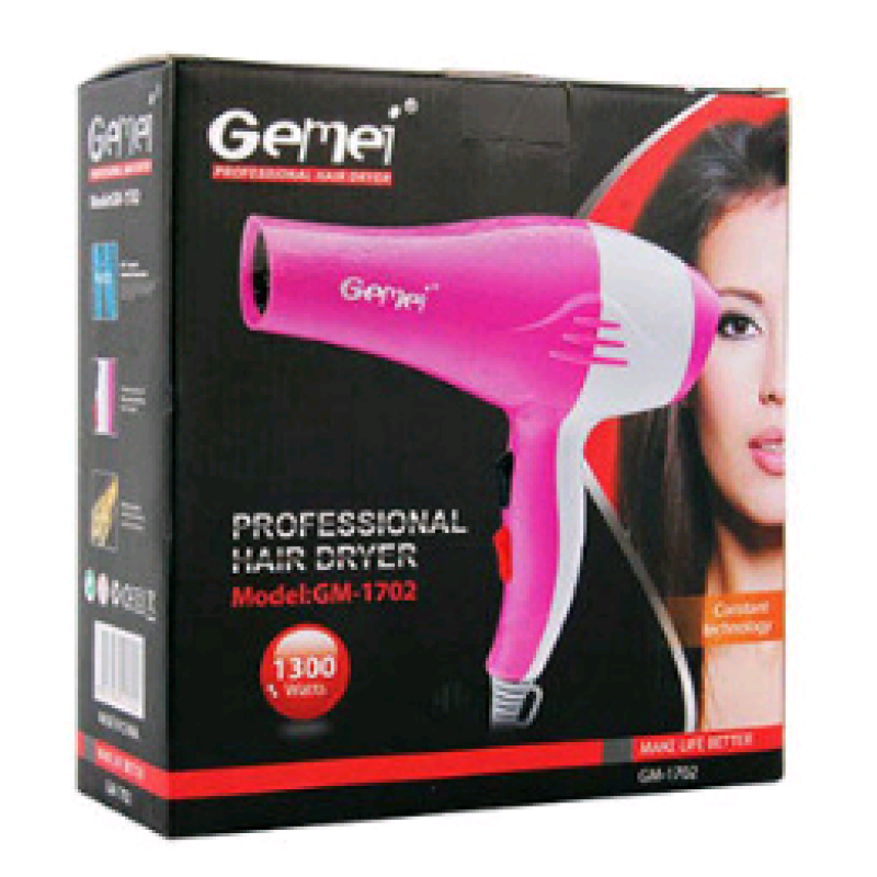 Фен GEMEI GM1702 1200Вт (40 шт.)