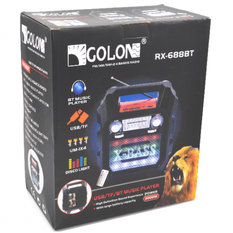 Колонка GOLON RX-699 BT (12 шт.)