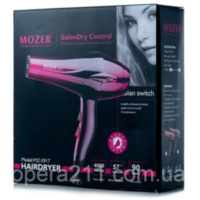 Фен Mozer 5917 4000 Вт (48шт)