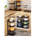 Стелаж для зберігання кухні Kitchen Storage Rack (чорний)