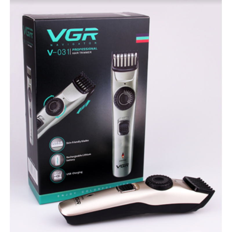 Професійна машинка для стриження VGR V031 (з регулятором) 5 Вт (60 шт.)