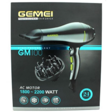 Фен GEMEI GM100 (AC Motor 2200Вт) (24шт)