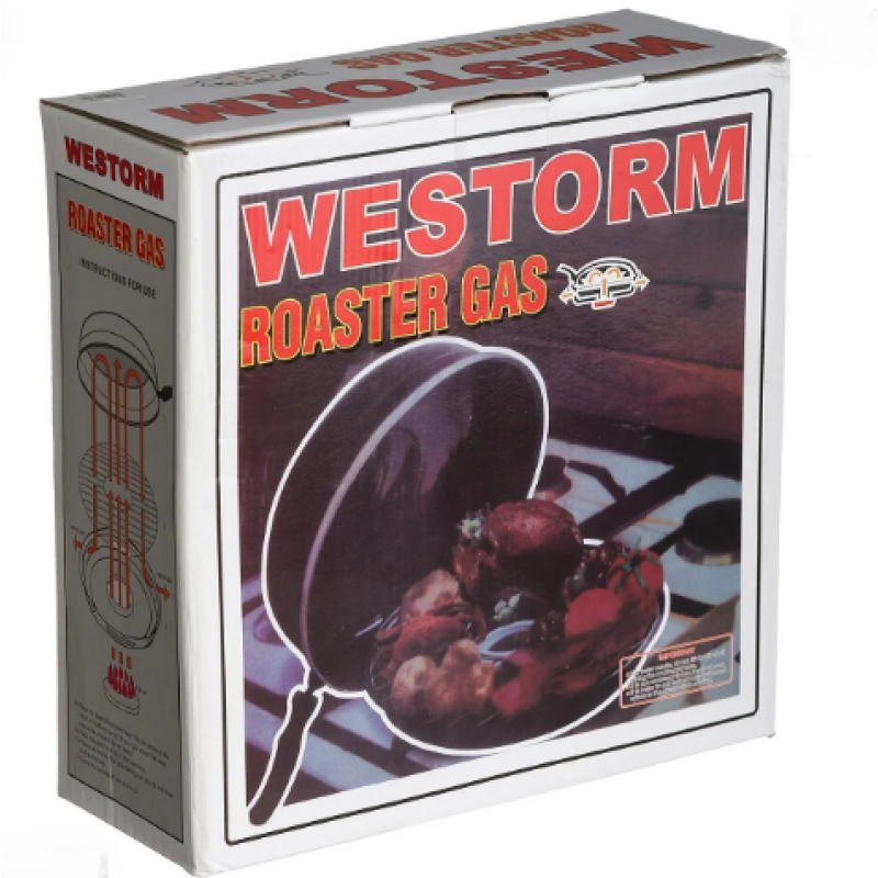 Сковорідка гриль-газ з антипригарним покриттям 33 см Westrom Roaster Gas / ART-0308 (10 шт.)